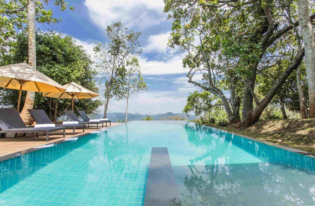 The pool at the property