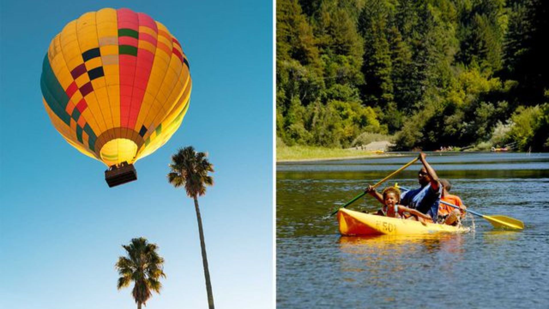 Hot air balloons