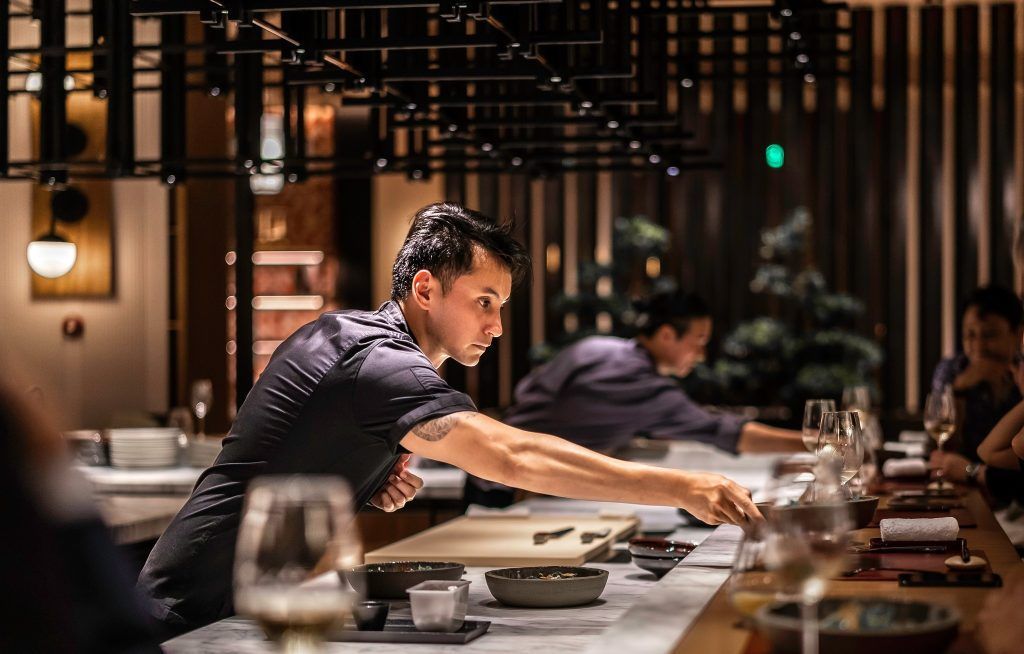 Chef Andy Huynh at Oku, Regent Phu Quoc