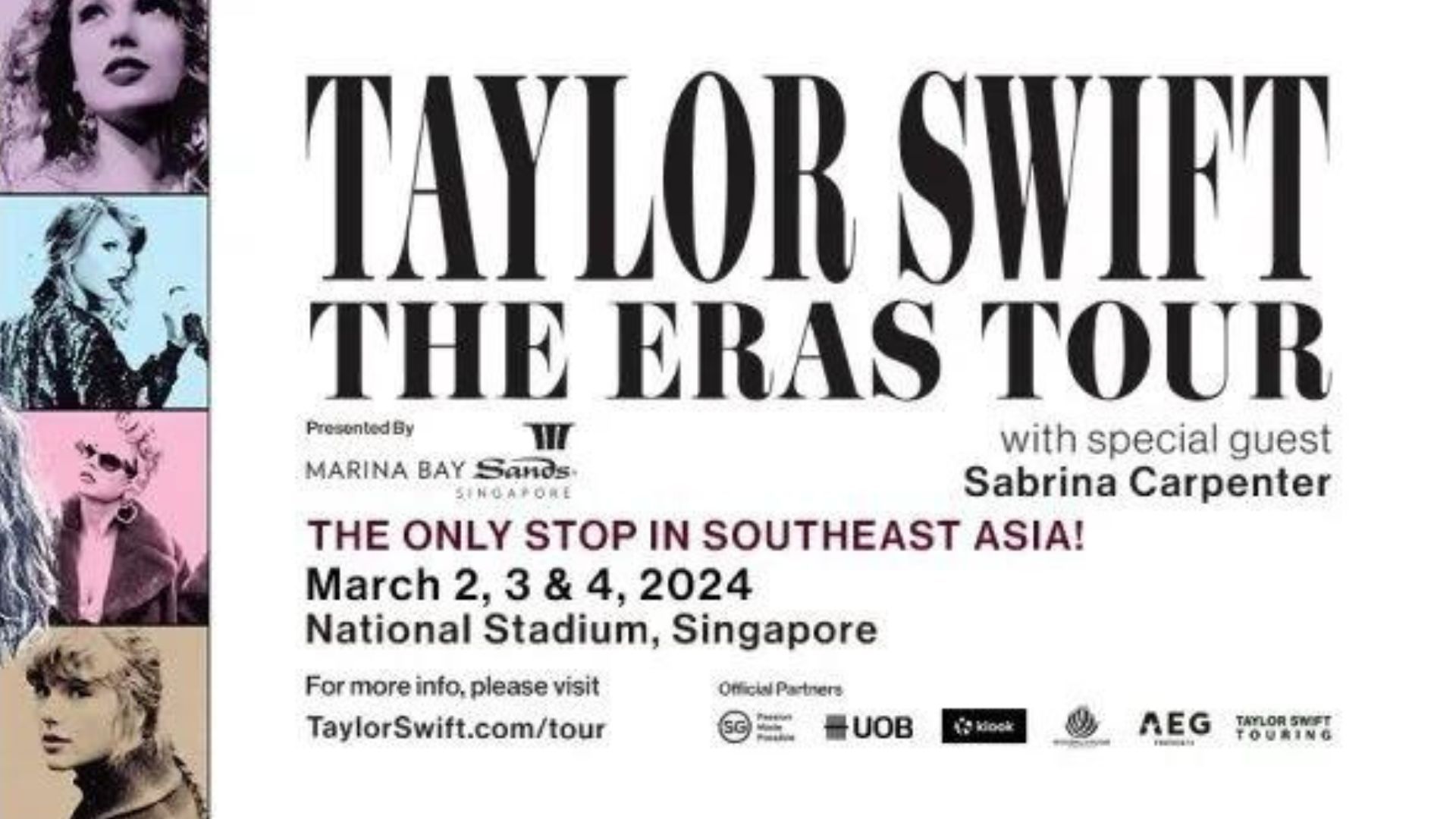 taylor swift tour singapore price