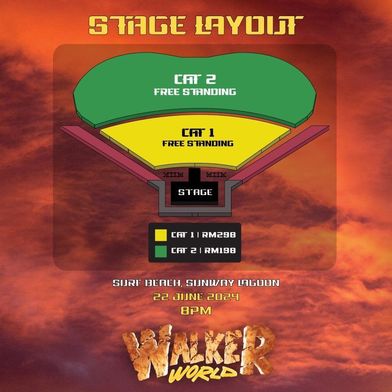 艾伦·沃克马来西亚,沃克世界巡演,艾伦·沃克