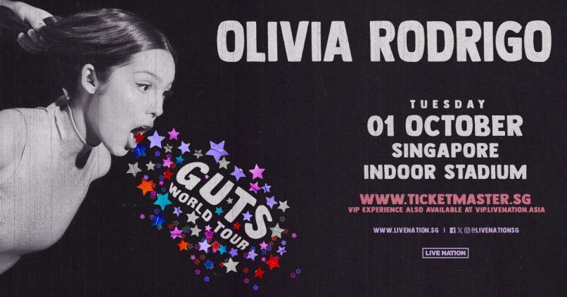 Olivia Rodrigo Guts World Tour In Singapore 2024: Tickets