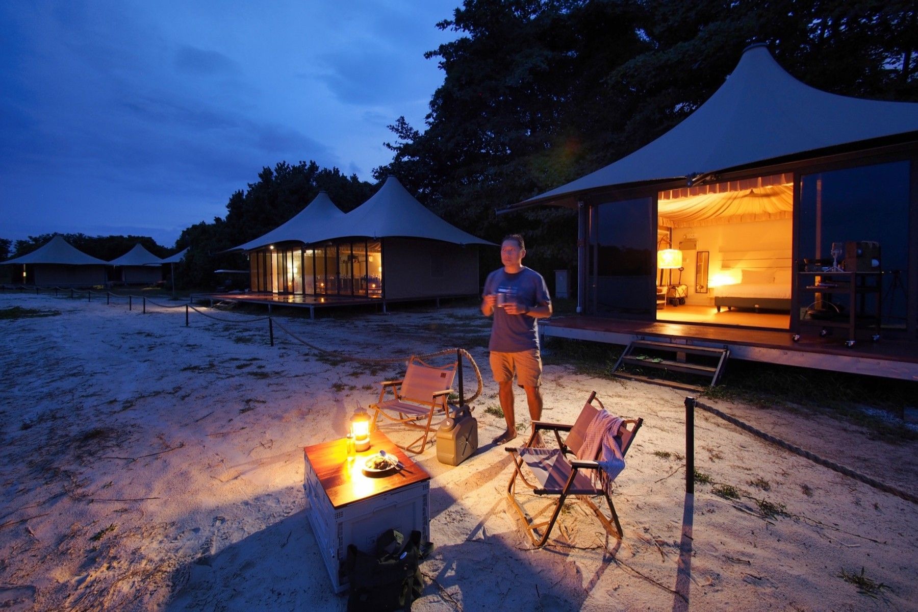 Singapore Glamping on Lazarus Island