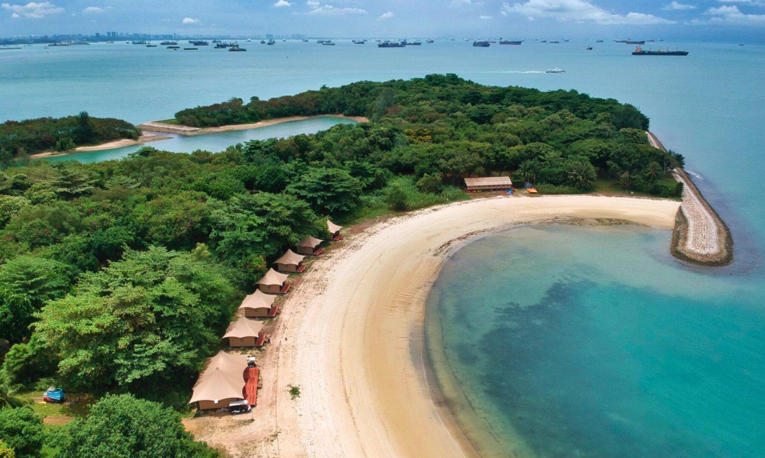 Singapore Glamping on Lazarus Island