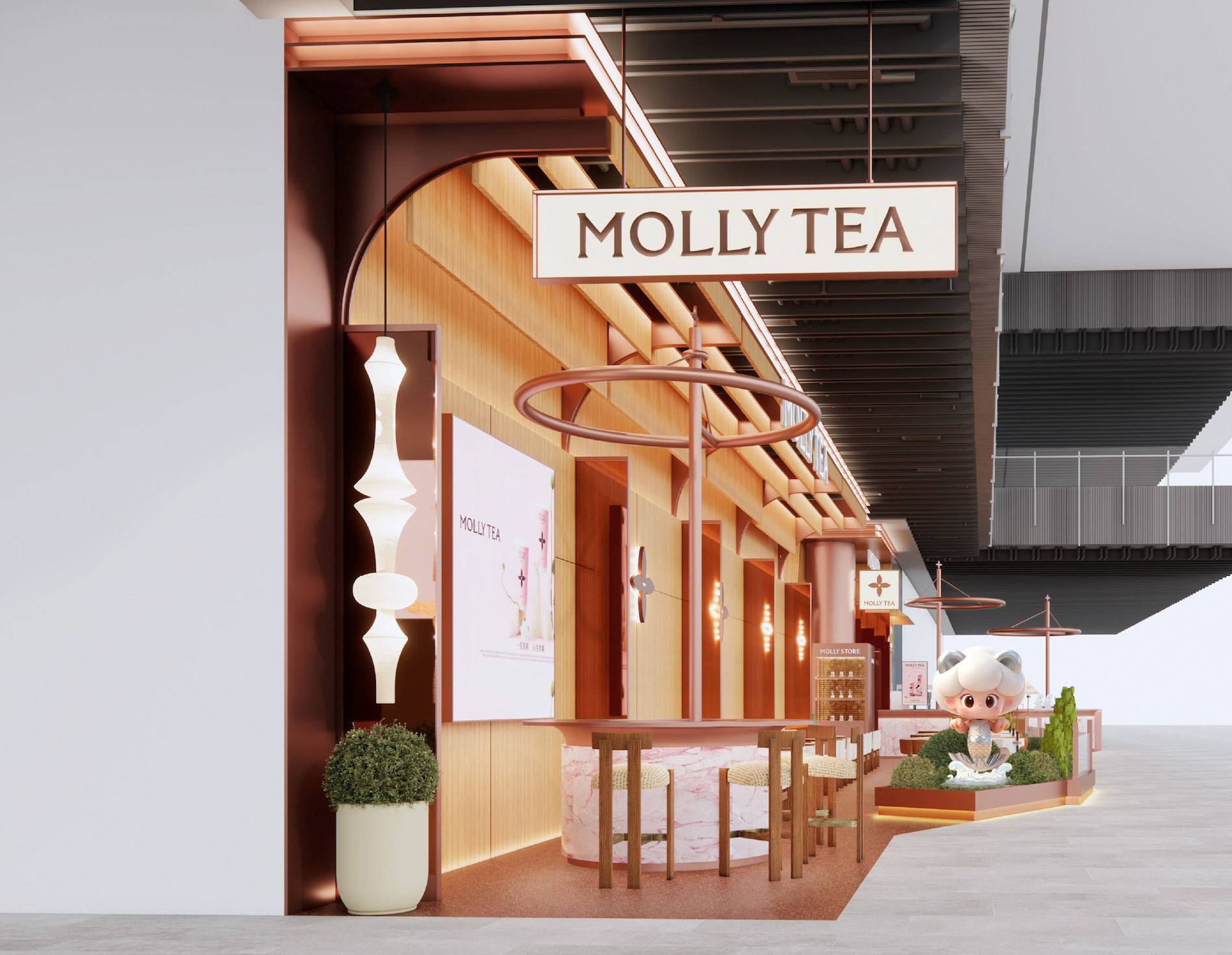 Molly Tea Rabbit China's Beloved Molly Tea Opens In Singapore's Orchard Central