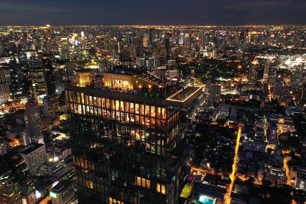 Have an over-the-top moment at the highest rooftop bar in Bangkok, The Standard Bangkok, Mahanakorn