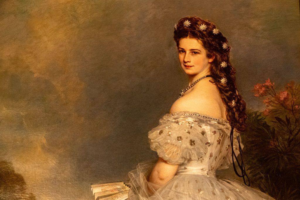Empress Elisabeth painting at Sisi Museum, Vienna