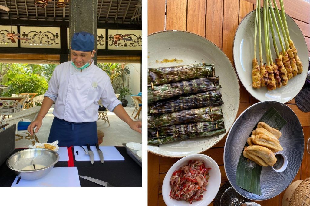 Chef Reza coach in basic Indonesian dishes