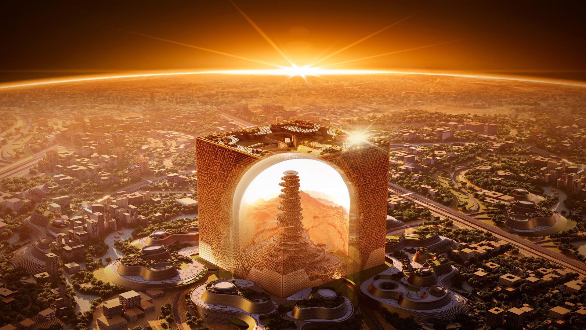 The Mukaab Saudi Arabia’s New Project Is A Huge Cubeshaped Structure