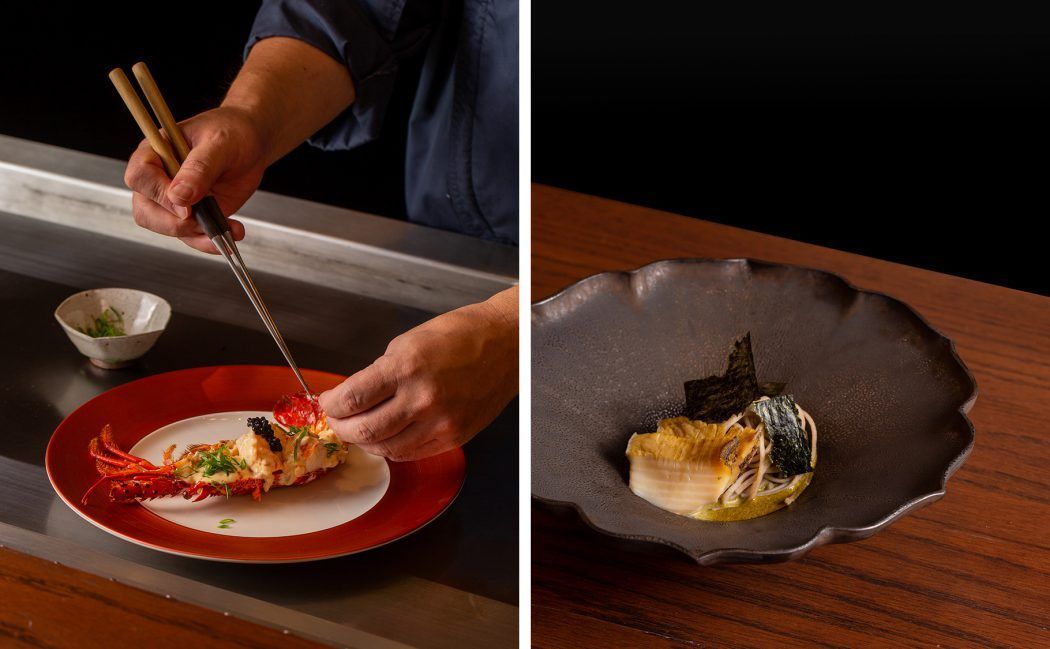 Spiny Lobster and Juwari Soba at Koki, Capella Hanoi