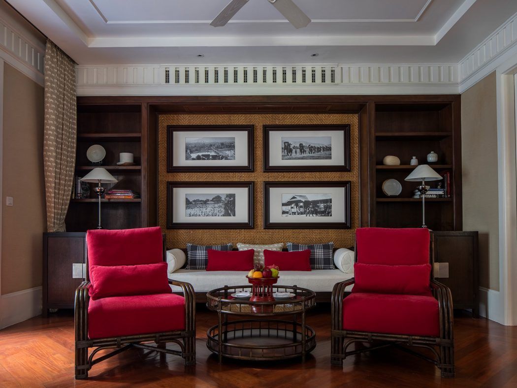 Leonowens Pool Suites Living Room at 137 Pillars House Chiang Mai