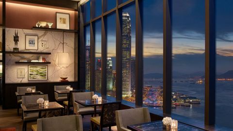 Grand Hyatt Hong Kong’s Grand Club Lounge is a Perfect Urban Oasis with Panoramic Views of Victoria Harbour