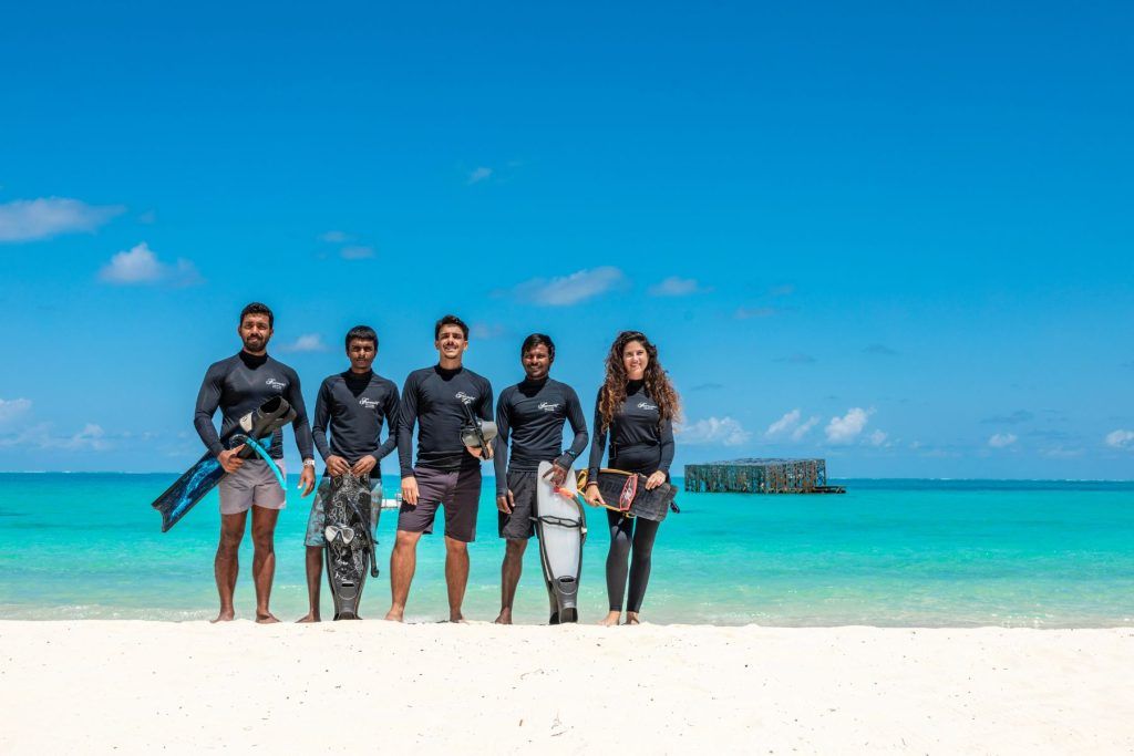 A Turtle Ranger is led by specialist Neus Segura and the marine biologist team at Fairmont Sirru Fen Fushi, one of the most eco- friendly resorts in the Maldives
