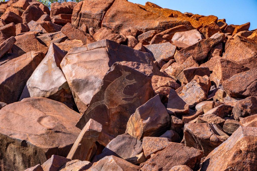 Kangaroo Petroglyph