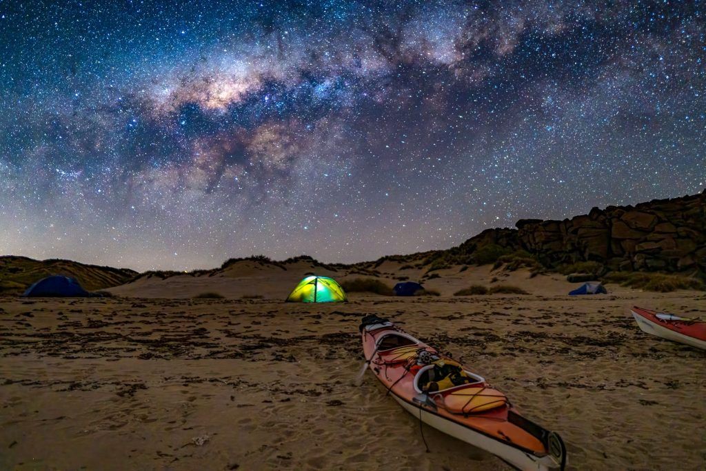 Starry over the campsite