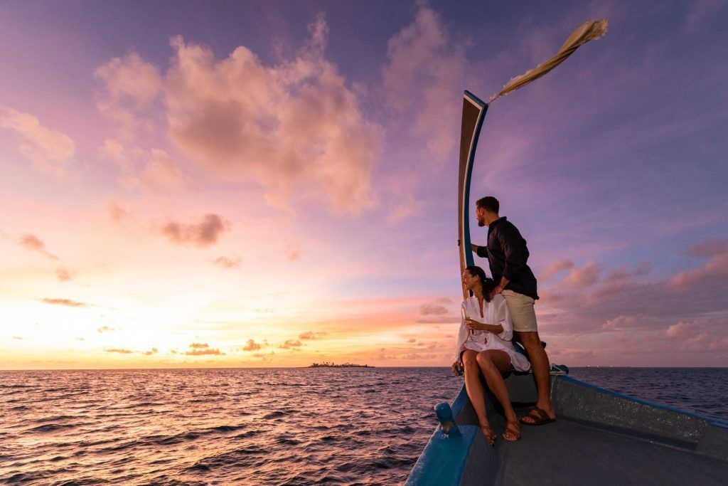 Set off on a gorgeous sunset cruise