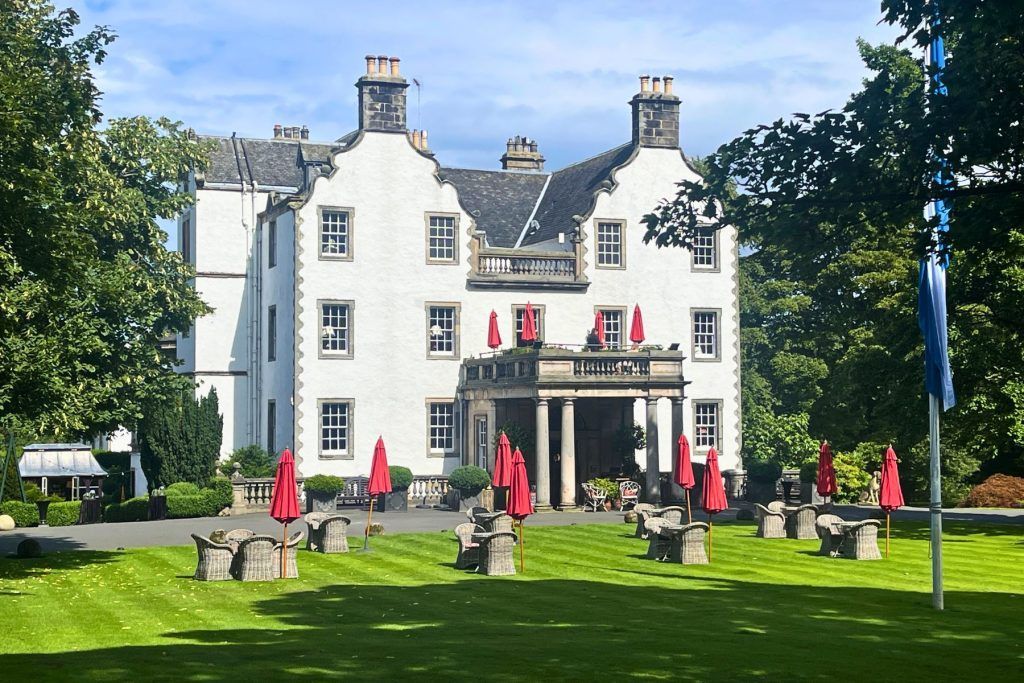 Inside Prestonfield House was stunning