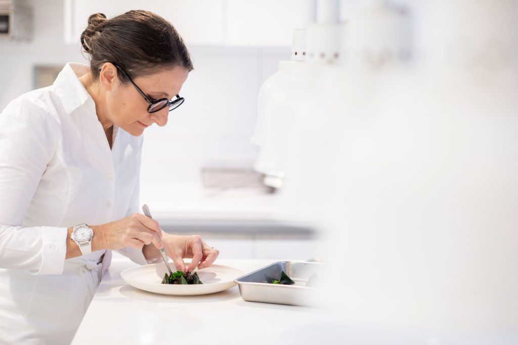 Chef Anne-Sophie Pic. Courtesy of Cristal Room by Anne-Sophie Pic