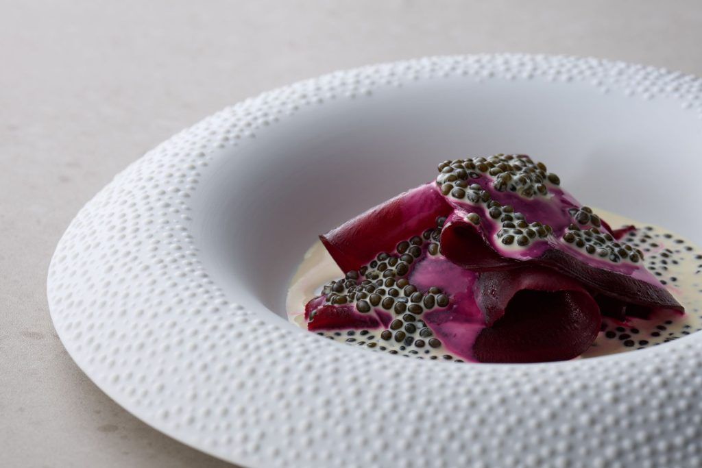 Beetroot Caviar. Courtesy of Plaisance