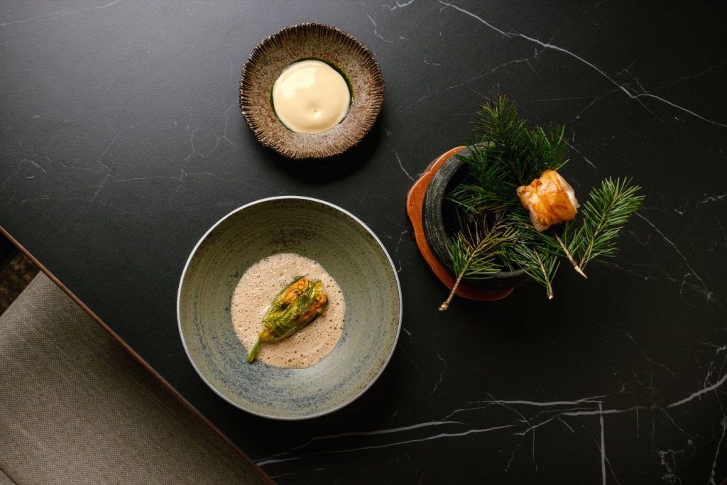 Zucchini – Spiny Lobster – Mint. Courtesy of Feuille
