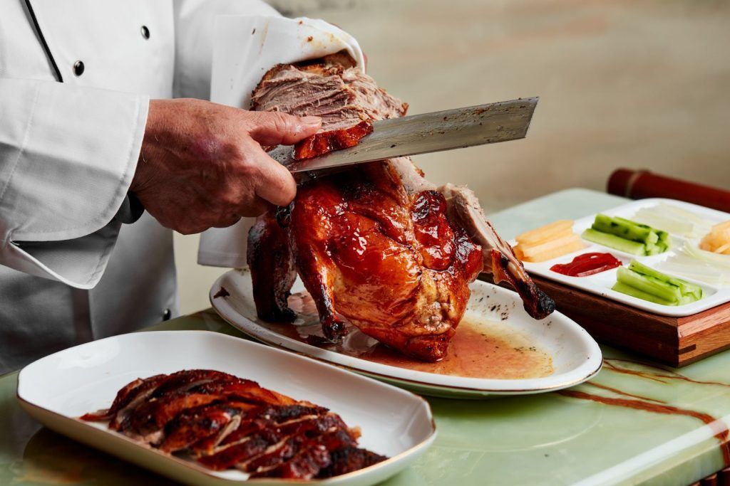 Roasted Peking Duck. Courtesy of The Merchants 