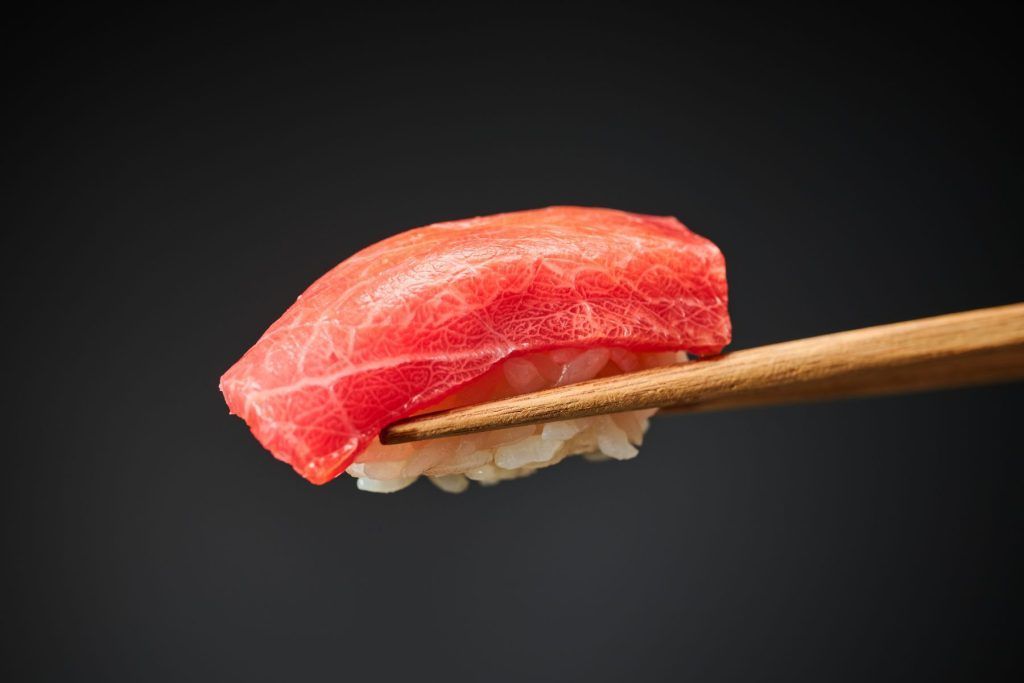 Semi-fatty Tuna. Courtesy of Kanesaka