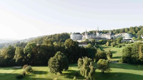 This Swiss Castle Hotel Has Some Of The Best Views In The Country