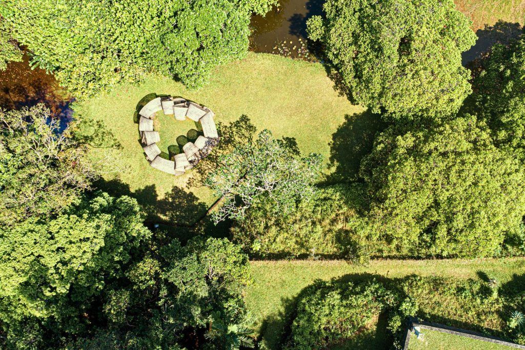 Garden from above, Lunuganga