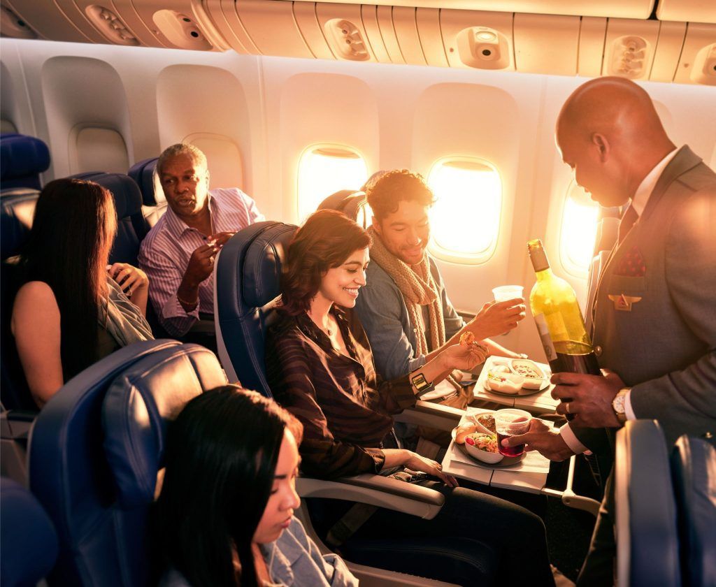 Elevated travel experience on Main Cabin