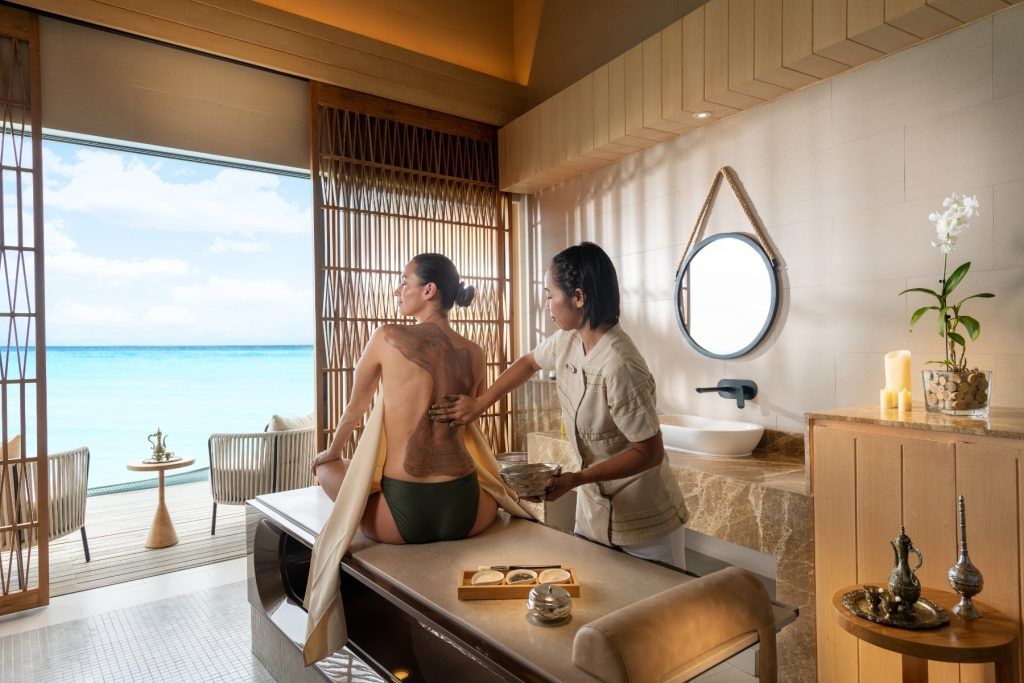 Hammam ritual at Hilton Maldives