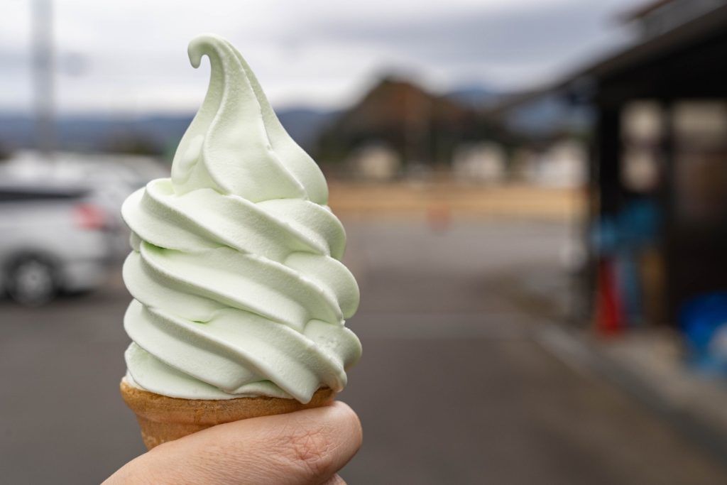 Wasabi soft-serve.