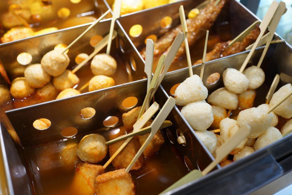 Oden in convenient store.