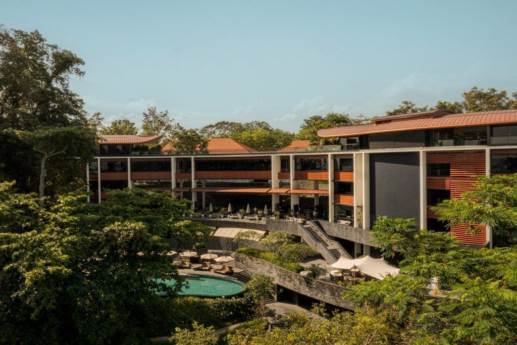 A tropical getaway with space to spread out, at Capella Singapore.