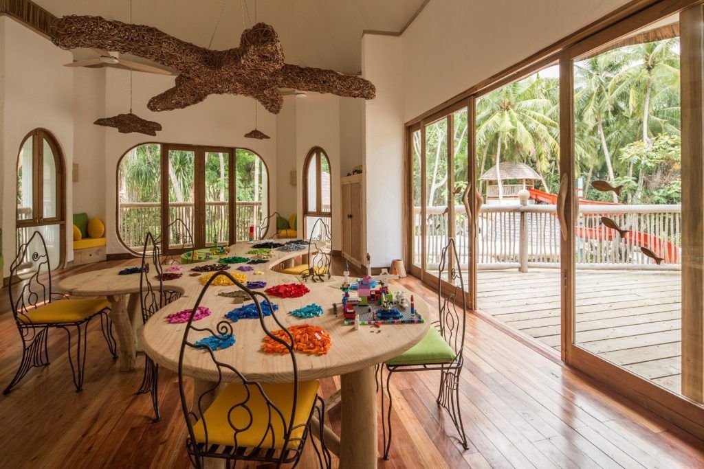 Lego time in The Den at Soneva Fushi