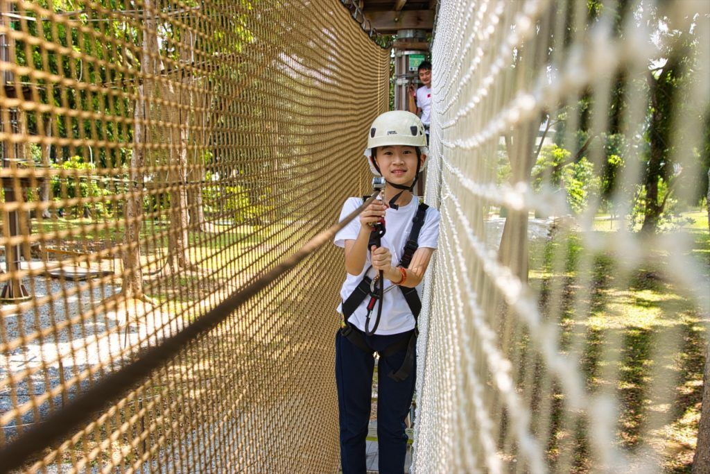 Treetop fun at Forest Adventure, Singapore for the Kids