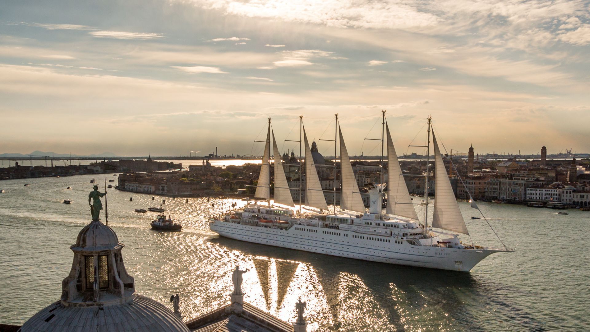 Racing for the Prix Du Monde along the Riveria by Windstar Cruises