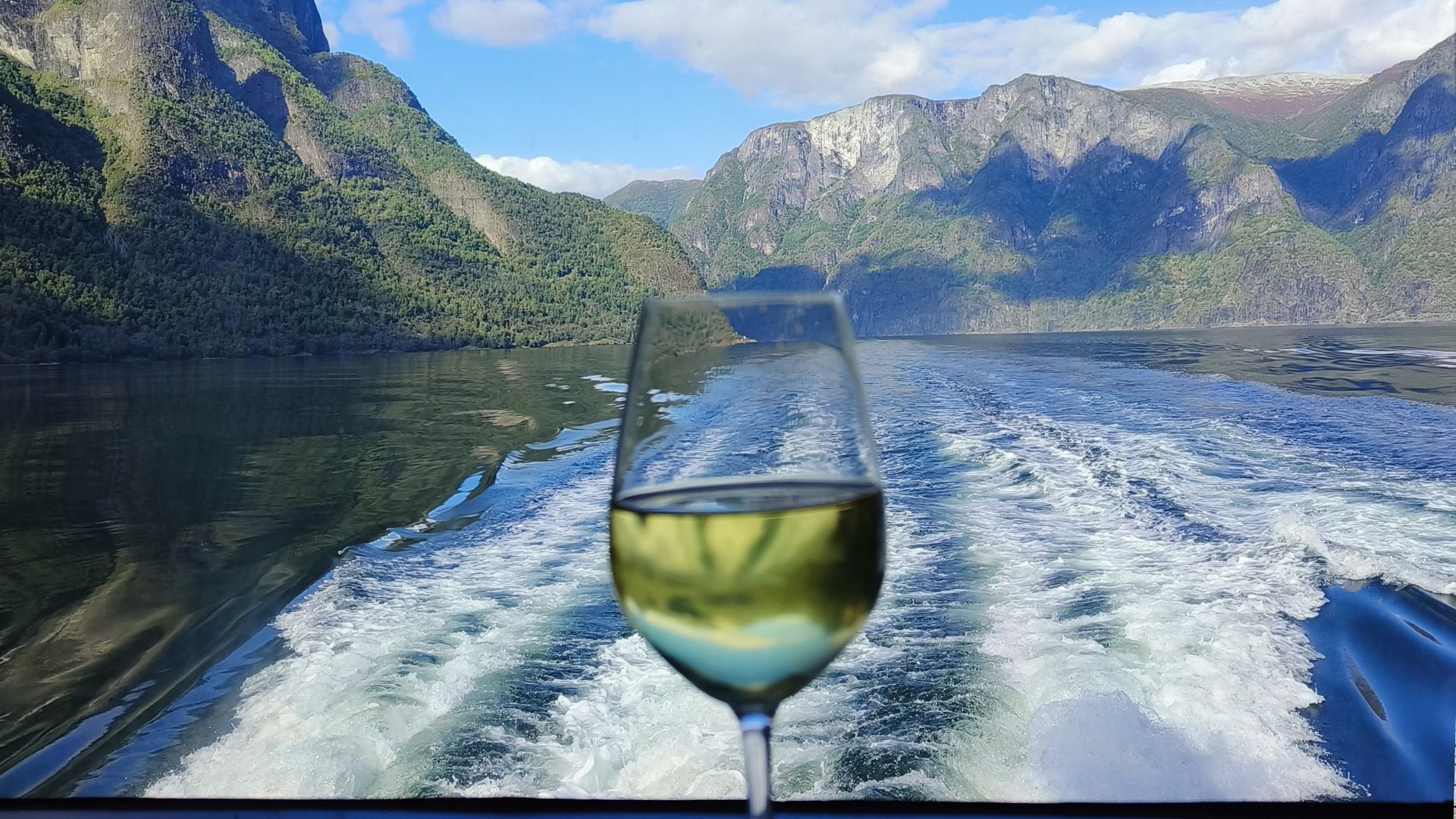 Nærøyfjord in Southwestern Norway - fjord cruise