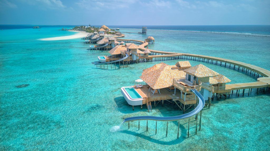 Overwater Hideaway villas of Soneva Secret