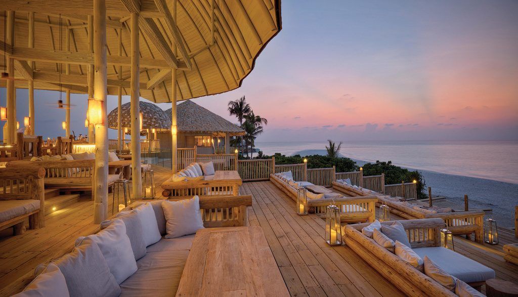 The ampitheatre-like Living Room