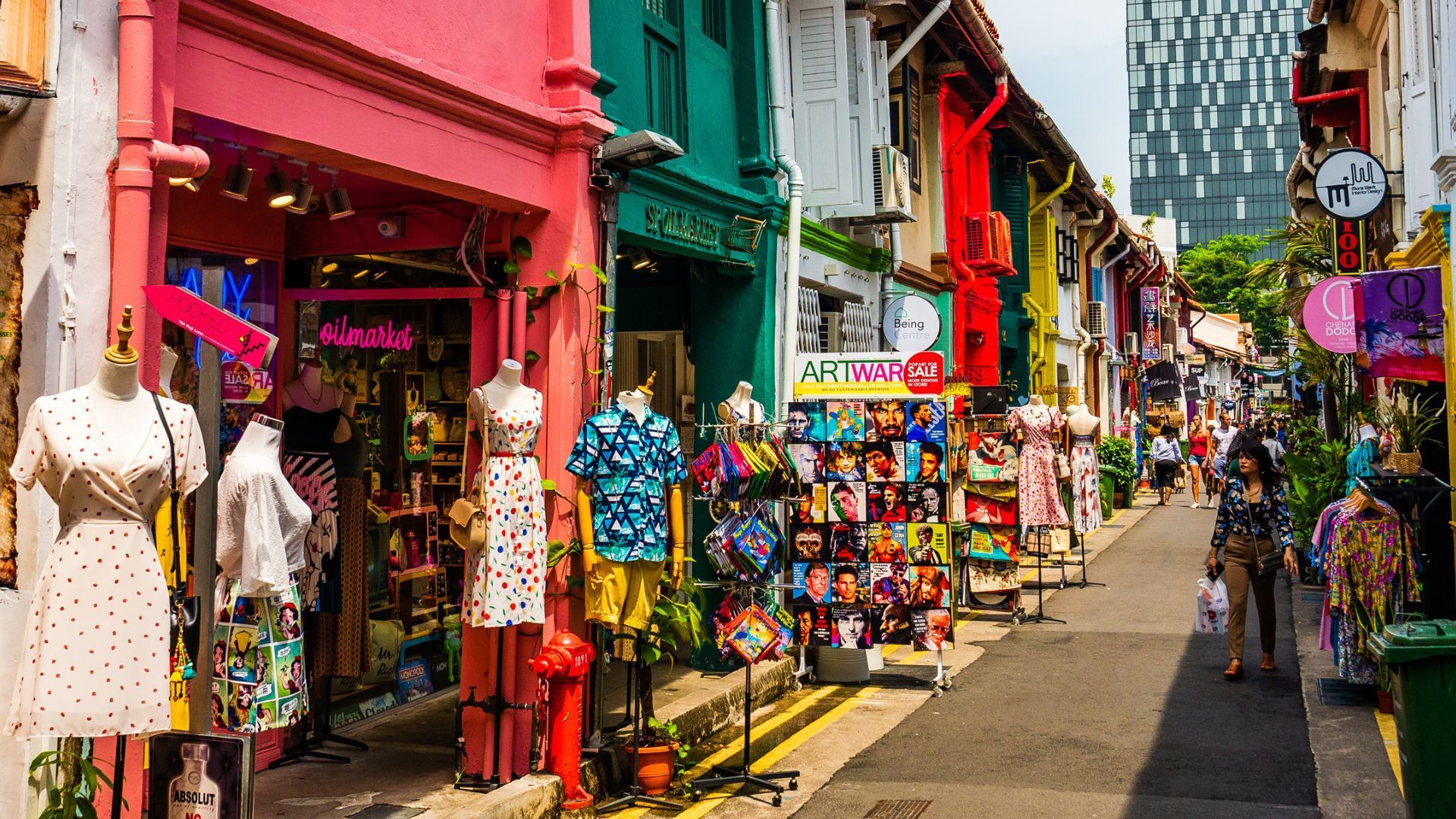 Shopping at Haji Lane