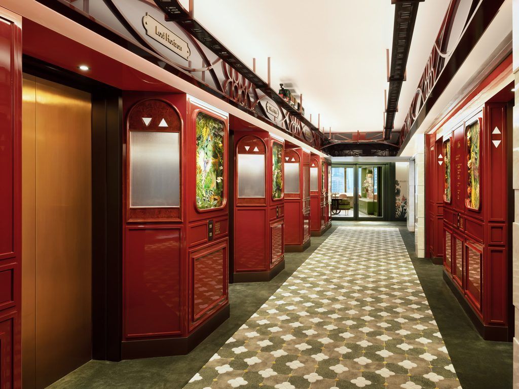 Lift Lobby at Level 45, Island Shangri-La