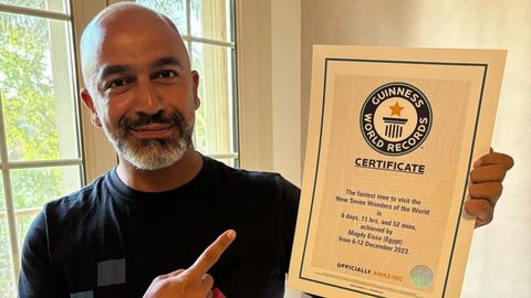 Meet The Man Who Conquered The World's Seven Wonders In Just Six Days