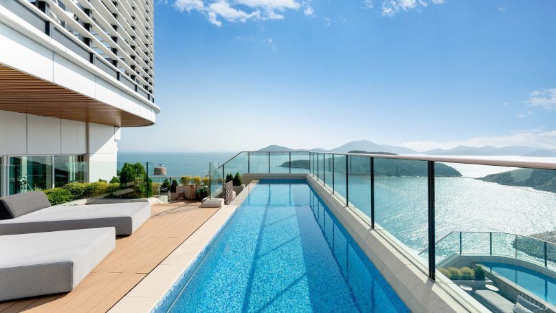 The Penthouse Pool Suite at The Fullerton Ocean Park Hotel Hong Kong