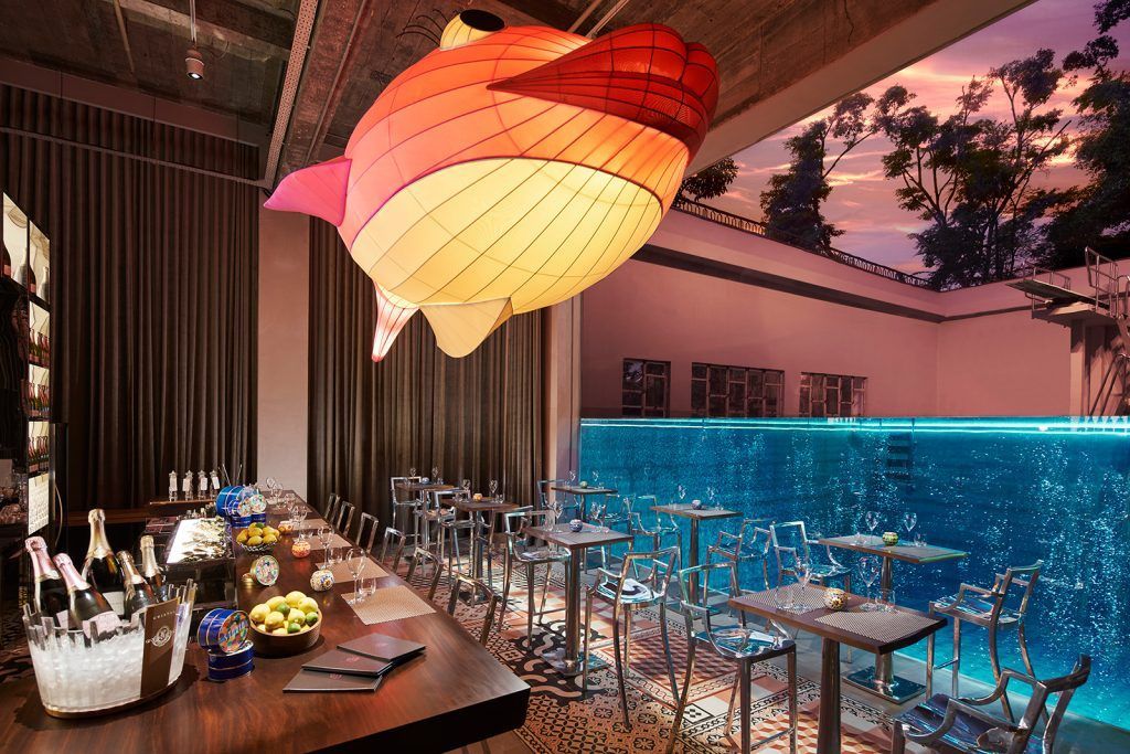Fish Pool, JW Marriott Hotel Singapore South Beach