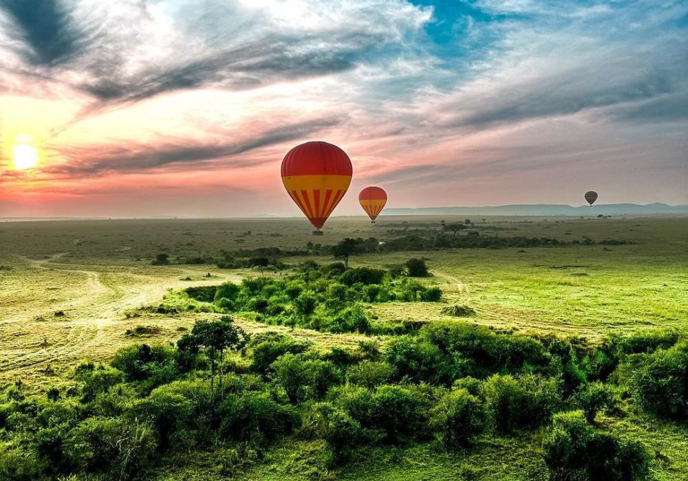 Hot air balloon Safari