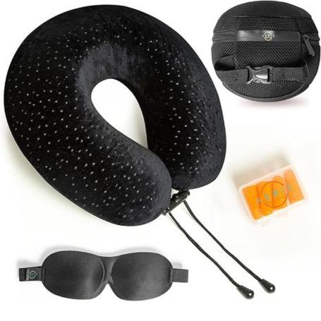 Aeris Memory Foam Travel Pillow