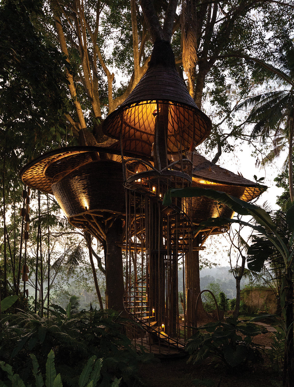 In Bali, Bambu Indah treehouses are full jungle immersion