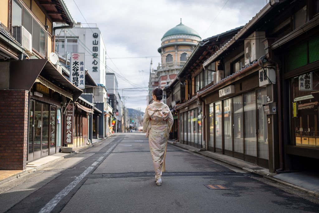 The World Heritage Site Nishi Hongwanji