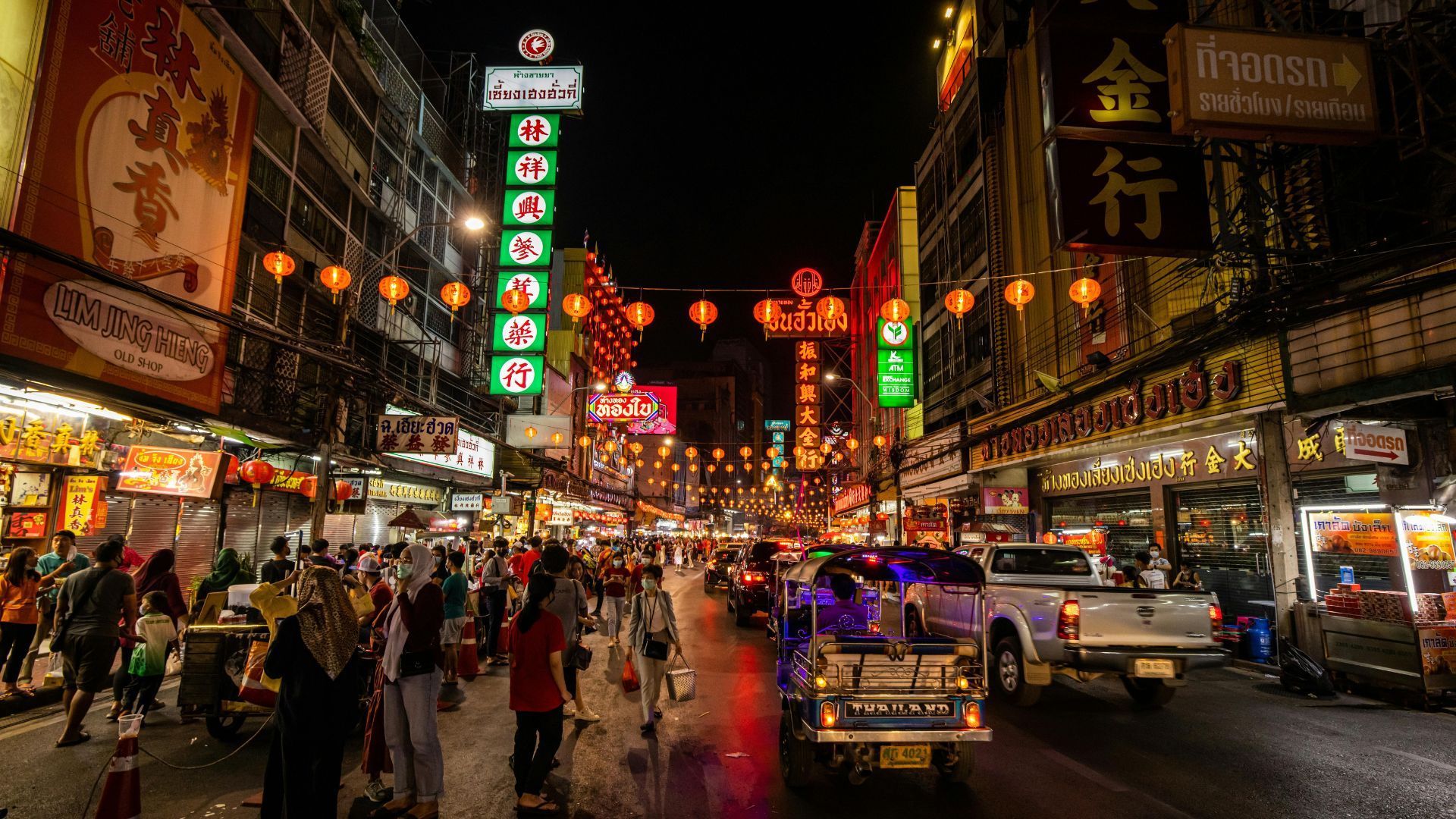 Chinatown at night