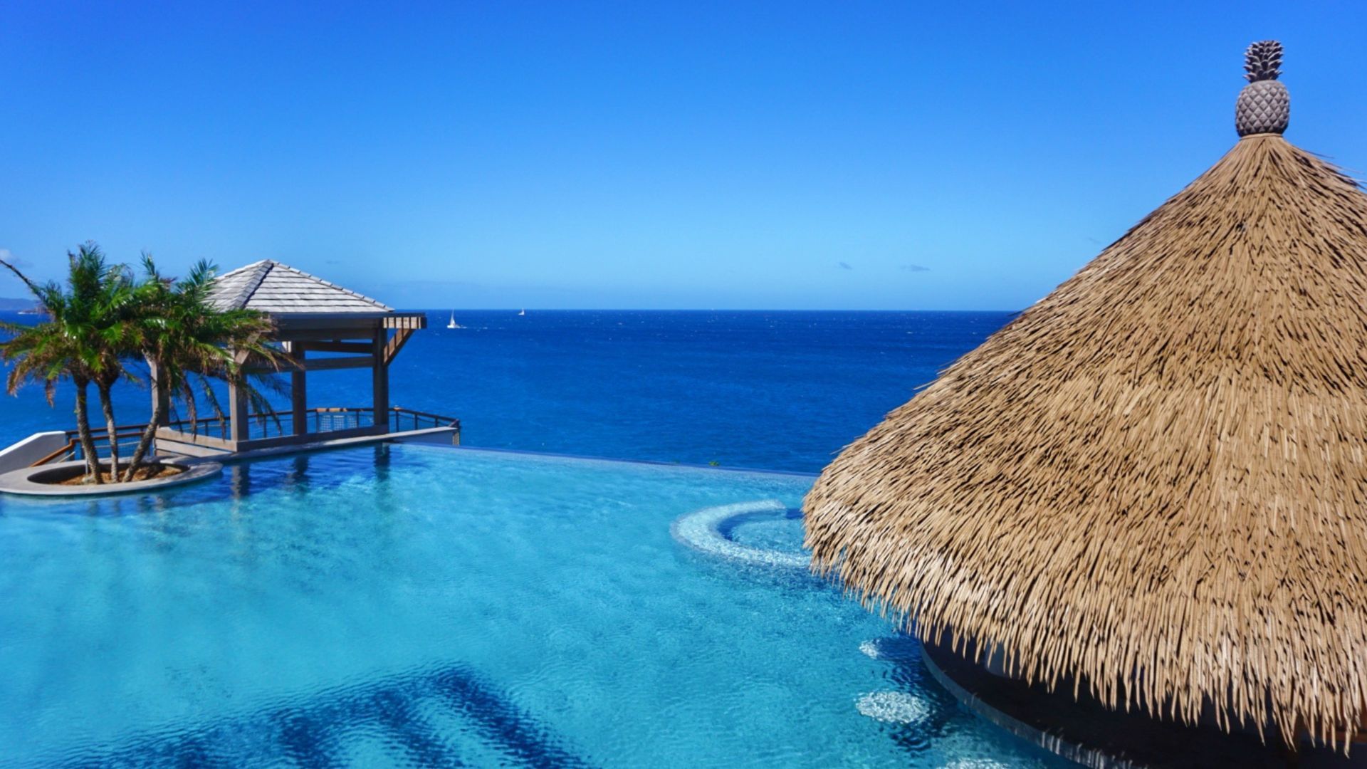 The resort swimming pool